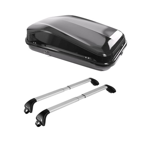Roof bars and - box, volvo